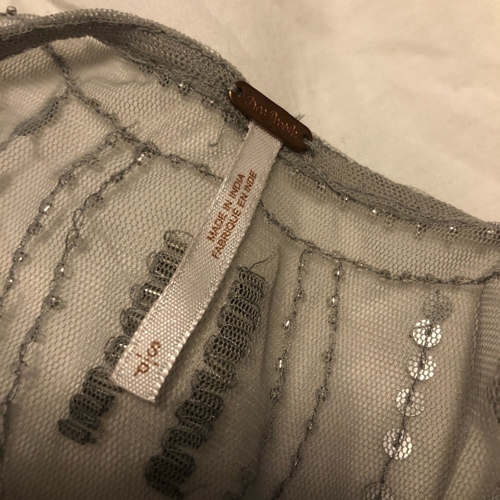 Sheer Beaded Slip Dress - Picture 5 of 5